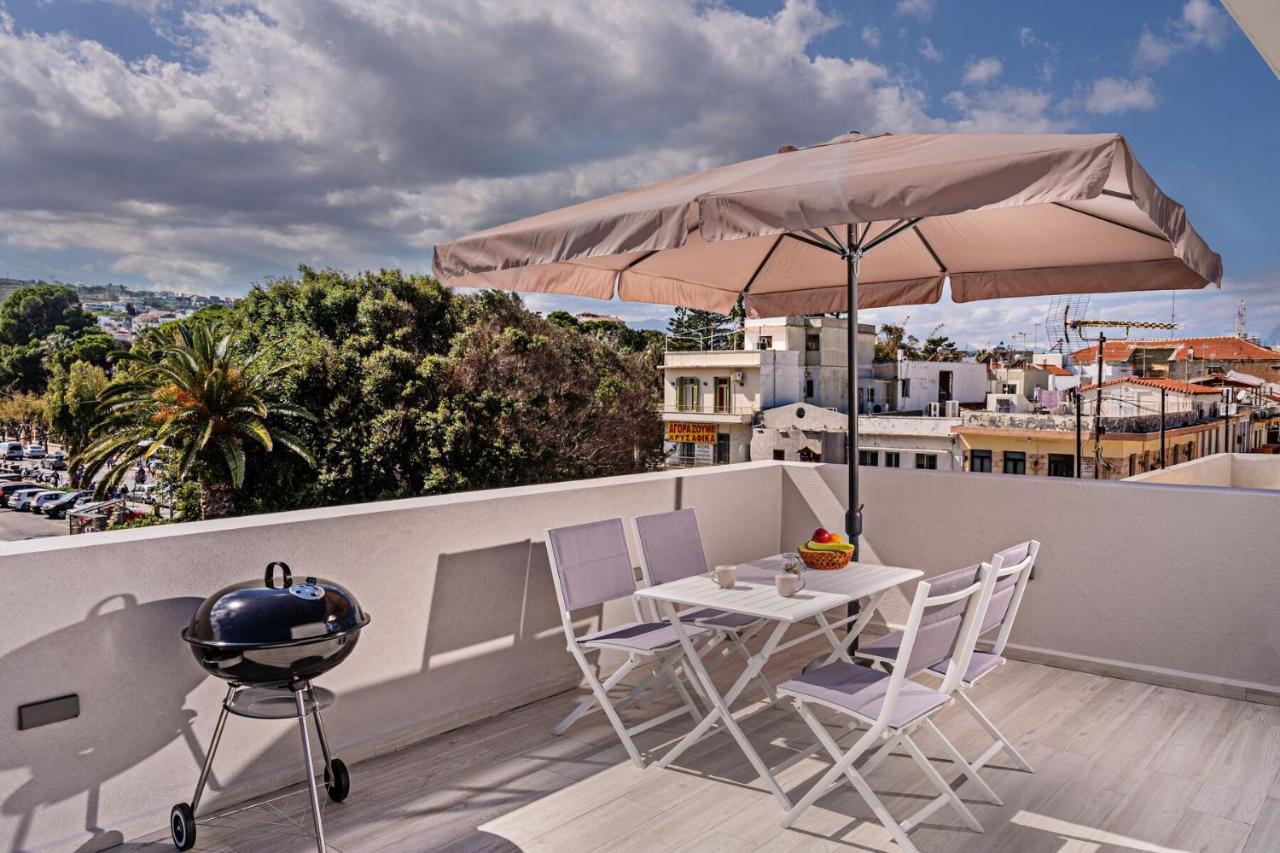 White & Gray Apartment Rethymno  ภายนอก รูปภาพ