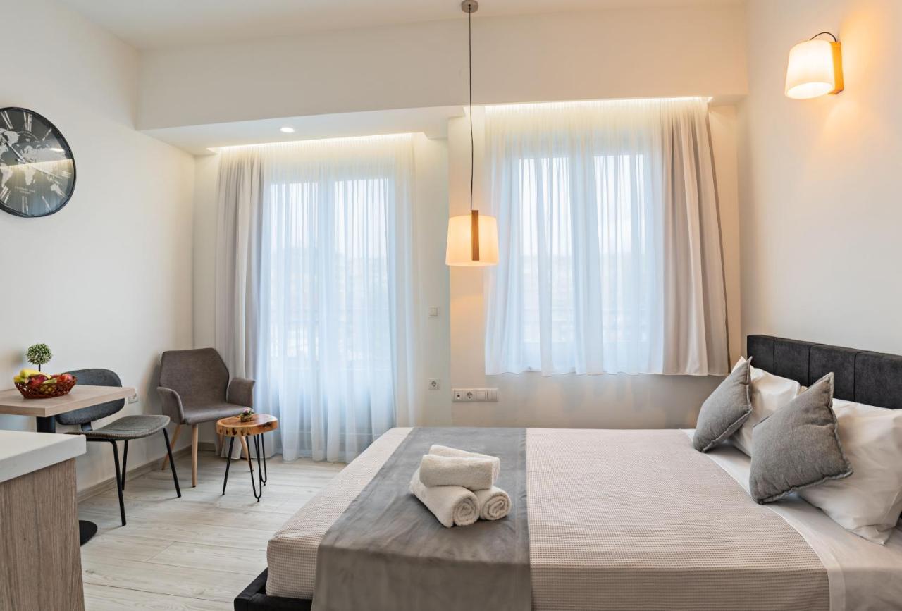 White & Gray Apartment Rethymno  ภายนอก รูปภาพ